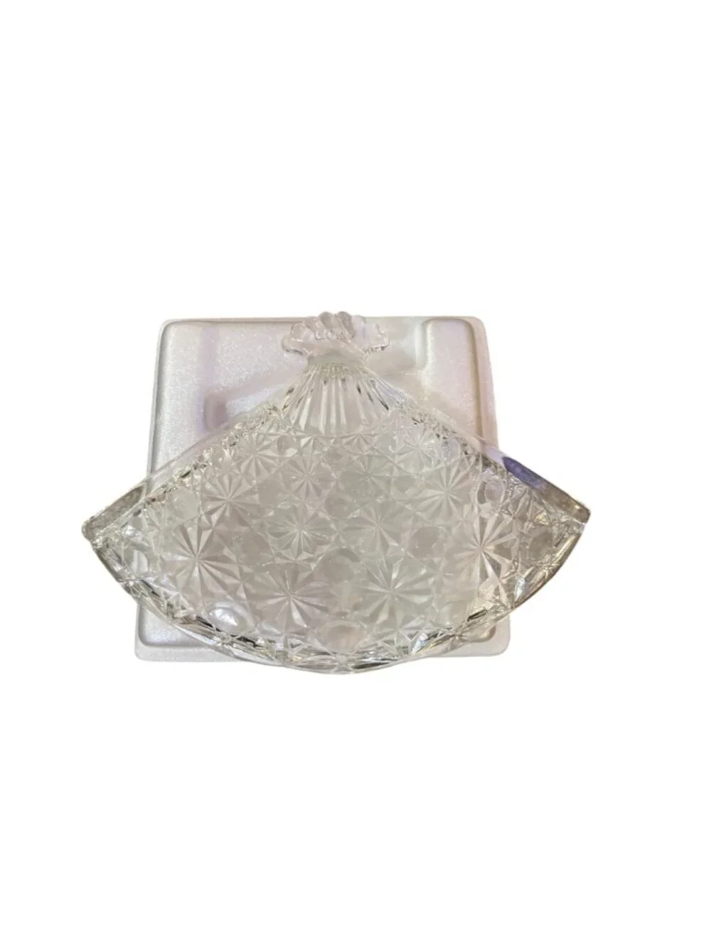 Vintage Avon Hostess Fancy Fan Soap Dish & 4 Pink Soaps NOS Original Box